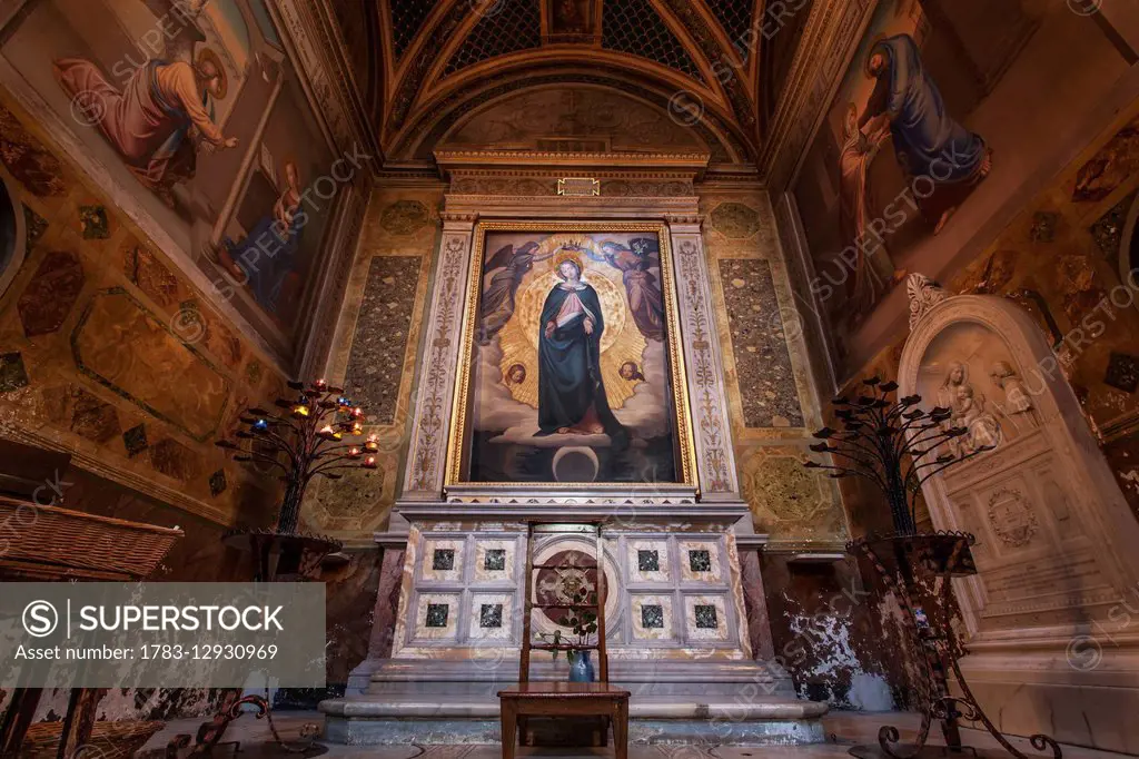 Church of the Santissima Trinita dei Monti; Rome, Italy