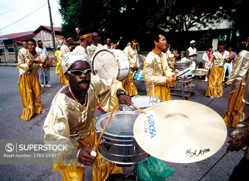 Carnival Band.  Puerto Limon, Costa Rica