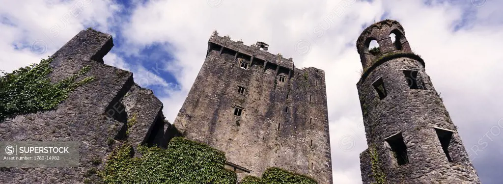 Blarney Castle, low angle view, Cork, Ireland