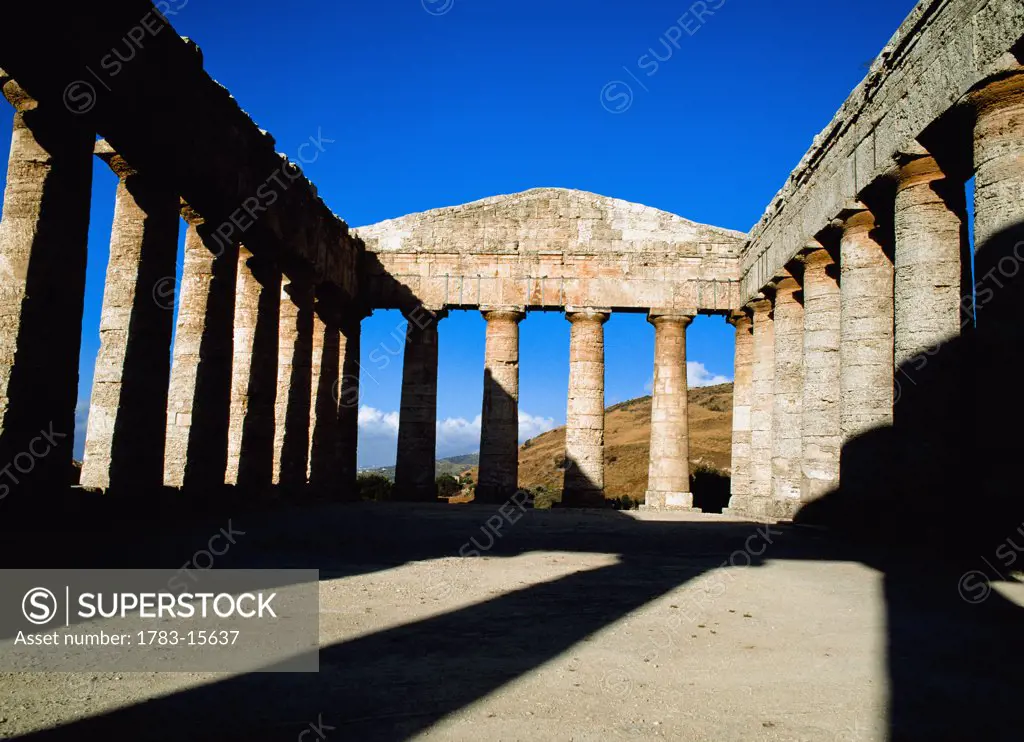 Greek Temple, Segesta, Sicily, Italy.