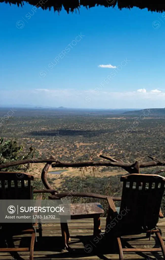 View from a room at Loisaba Lodge, Laikipia, Kenya.