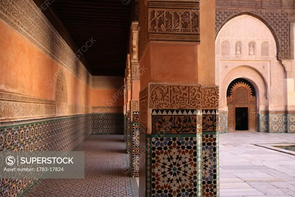 Ben Youssef Madrassa, Marrakech, Morocco.