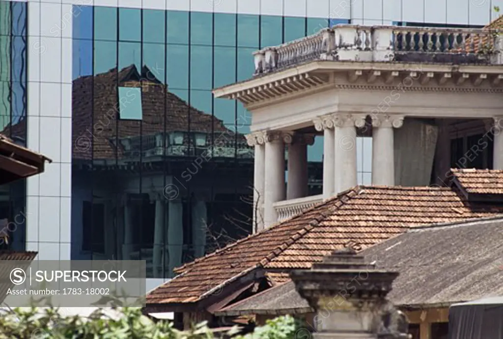 Old and new architecture in Kuala Lumpur, Malaysia.