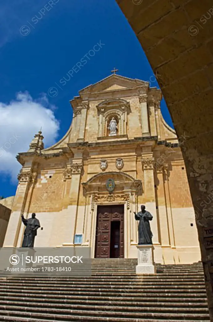 Gozo Cathedral, Victoria, Gozo Island, Malta.