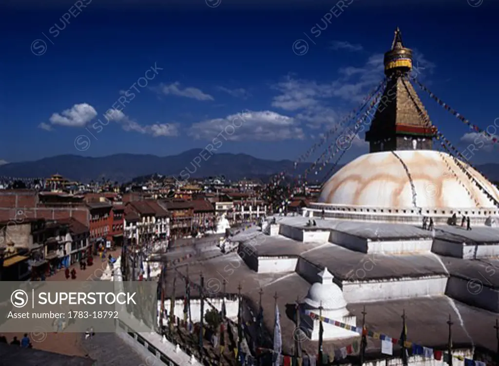 Buddha Stupa, Katmandu Valley, Nepal.