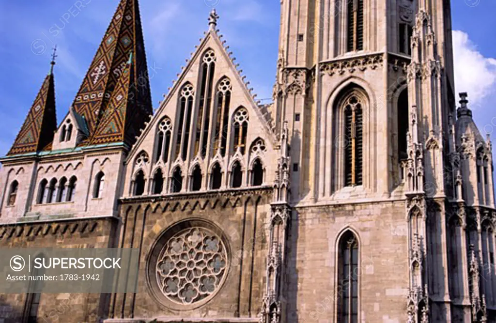 The neo-Gothic Matyas Church, Budapest, Hungary