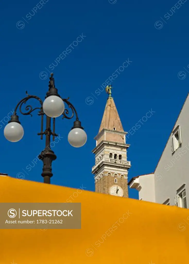 St. George's Cathedral, Tartini Square, Piran, Slovenia.
