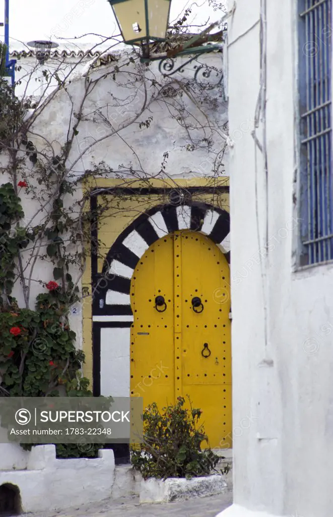 Doorway in Tunis, Tunisia.