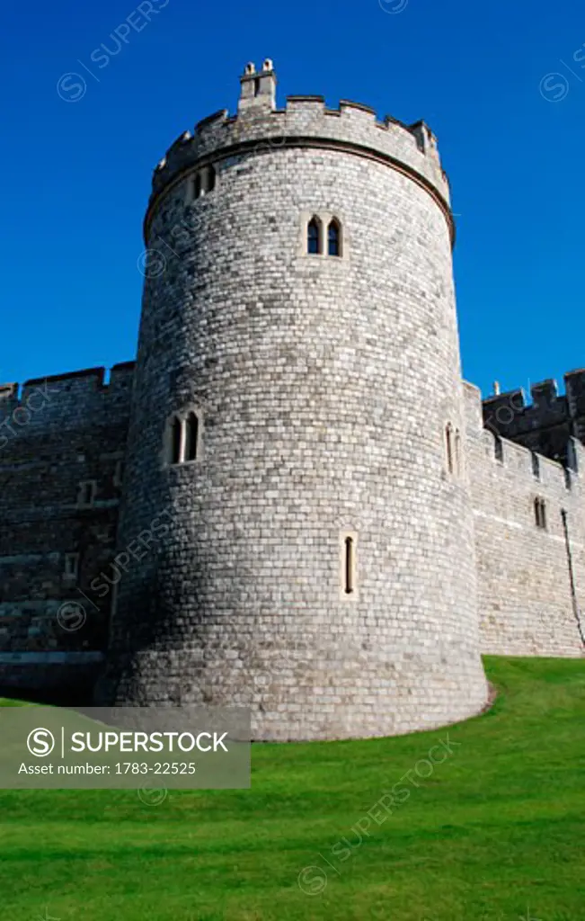Castle tower of Windsor Castle, Windsor.