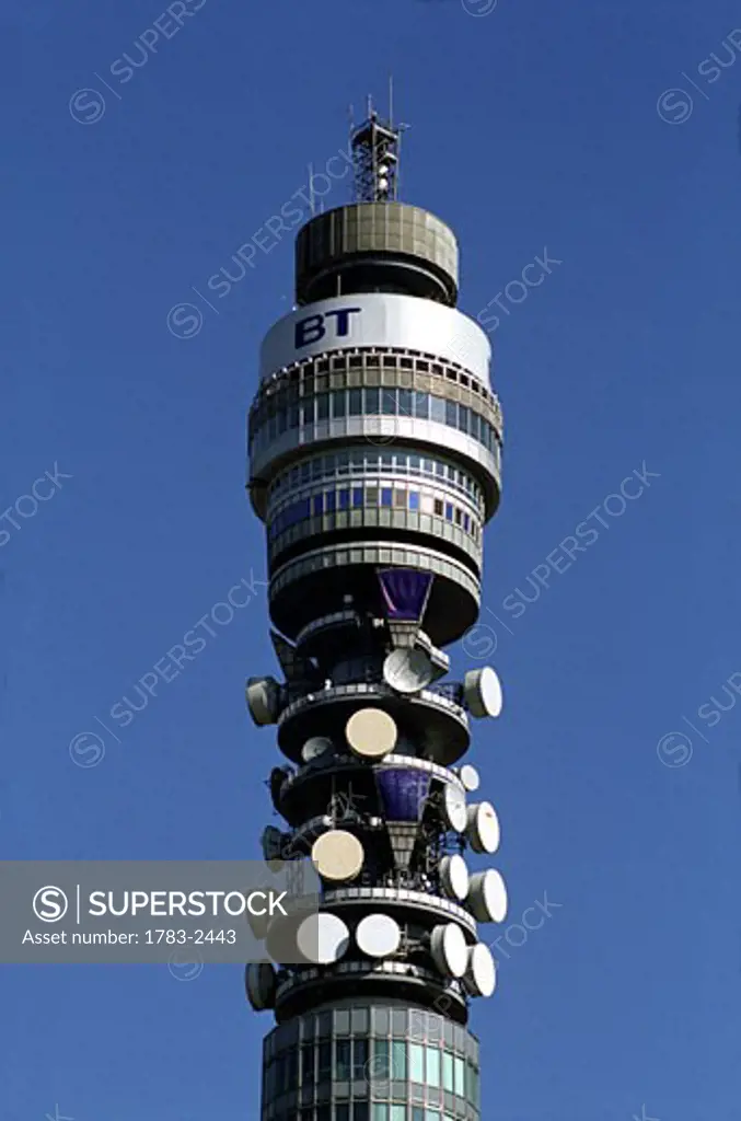 bt tower, british telecom, London. UK.