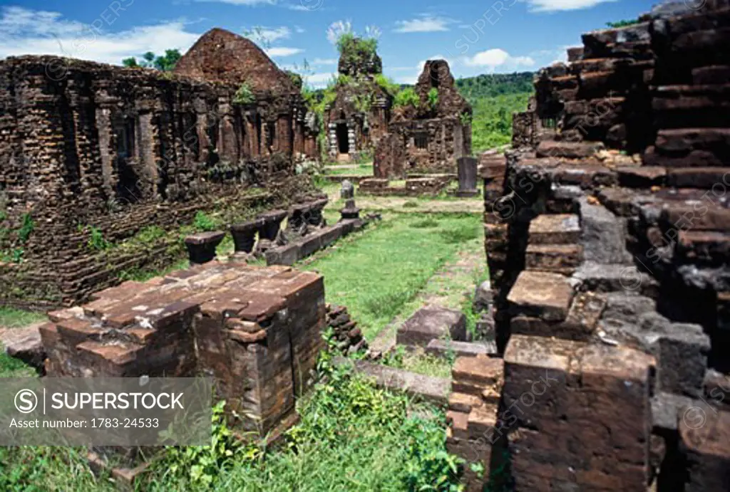 Ruins of My Son Cham temple, Danang, Vietnam.