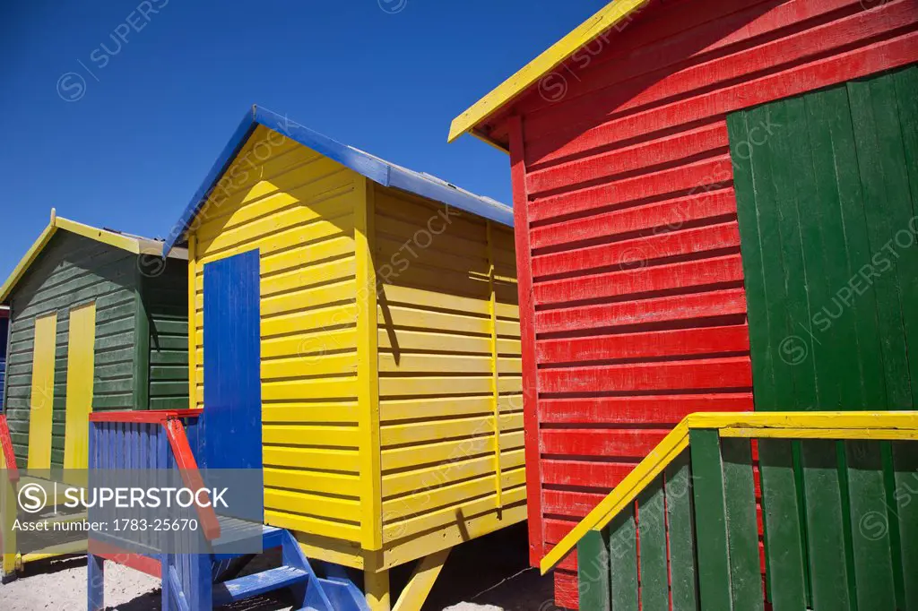 Colorful Beach Huts, Muizenberg
