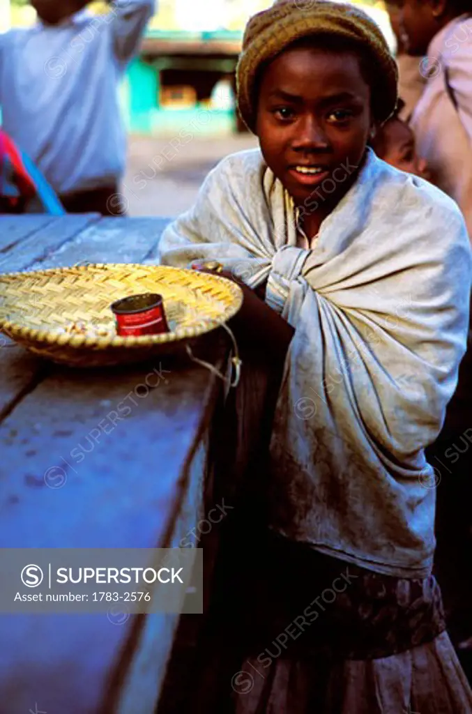 Young boy, portrait, Madagascar 