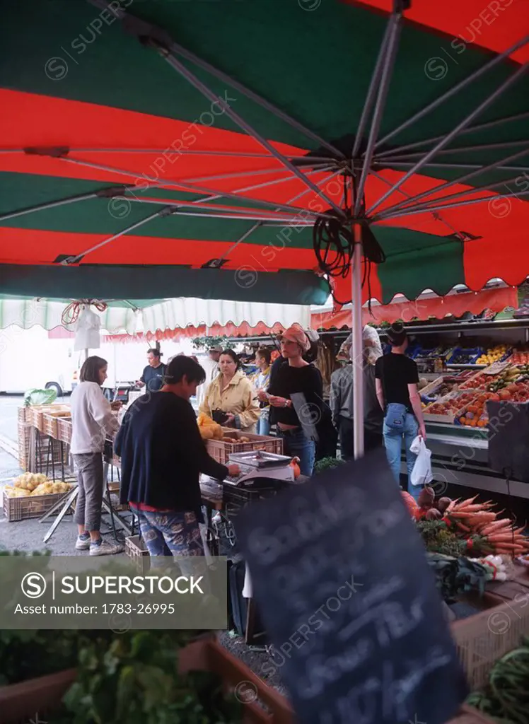 Food market, Lille, France. 