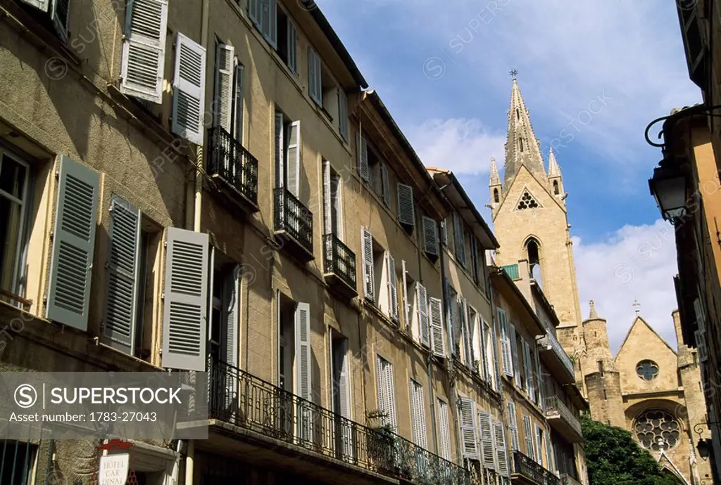 Rue Cardinale & St. Jean de Malte, Provence Aix_en_ Provence, France