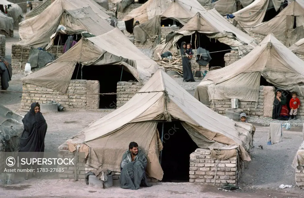 Afghan refugee camp, Iran