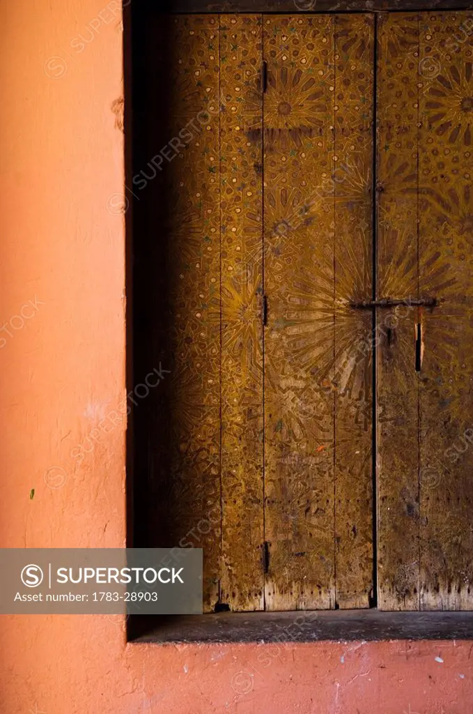 Decorative door, Rabat, Morocco