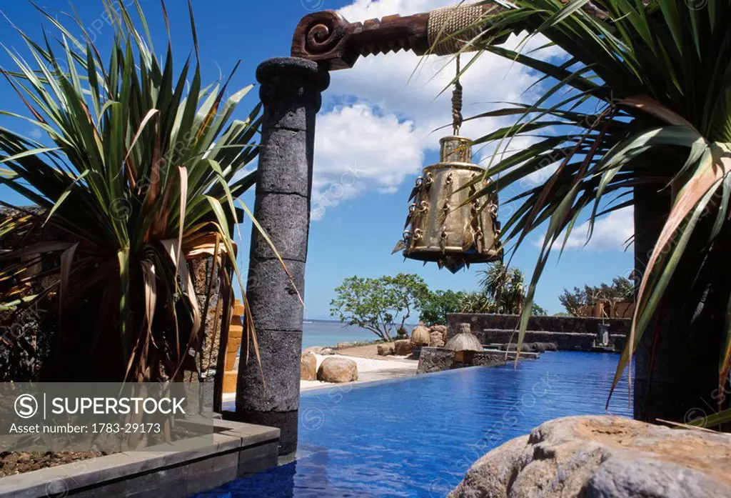 Swimming pool, Oberoi Hotel, Mauritius