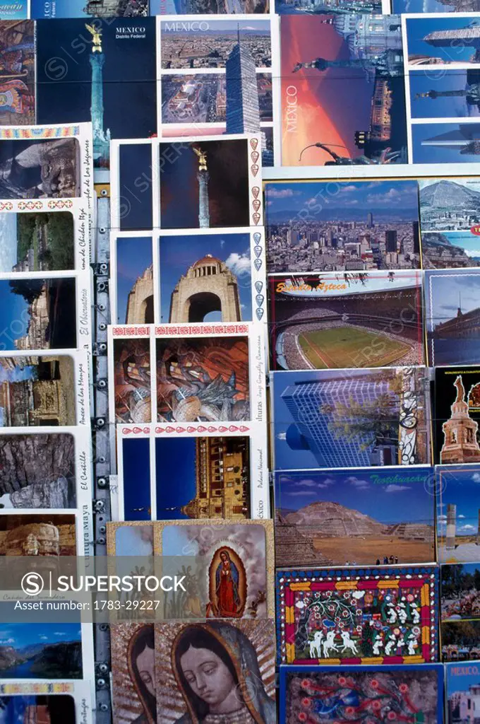 Postcard details, Mexico City, Mexico