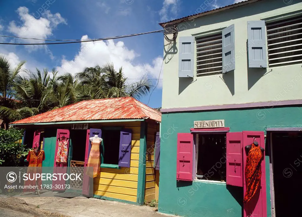 Shops, Road Town, Tortola, The British Virgin Islands