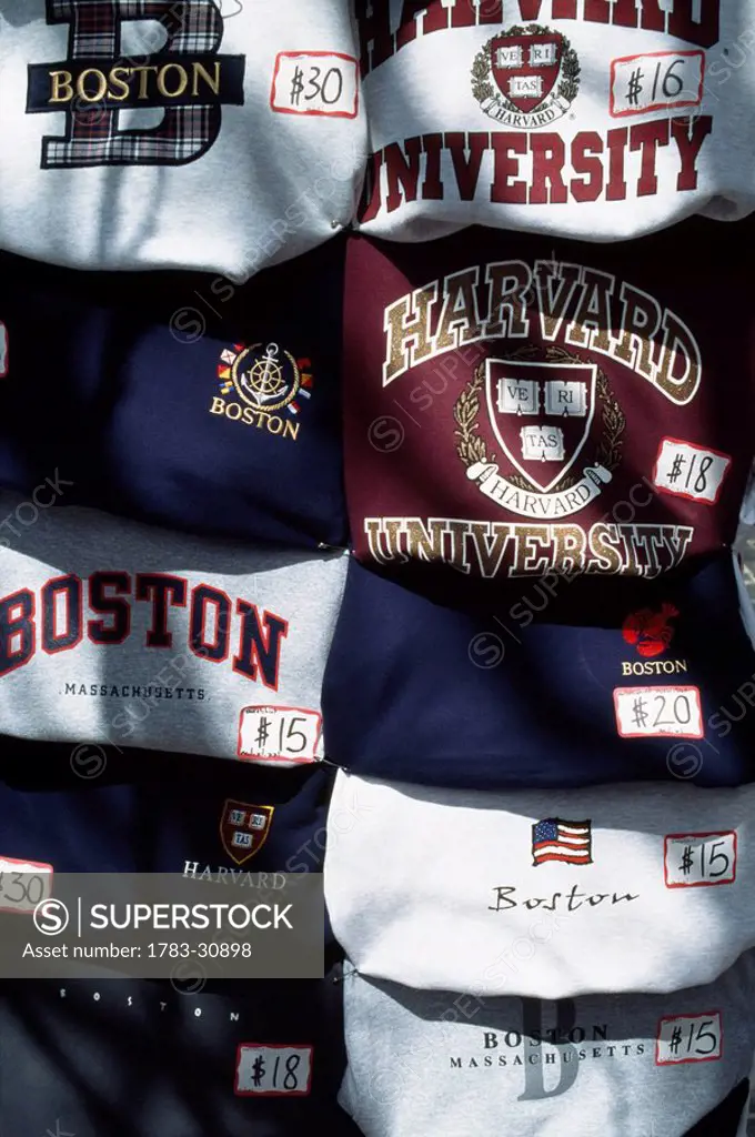 Boston and Harvard T_shirts, Boston, USA