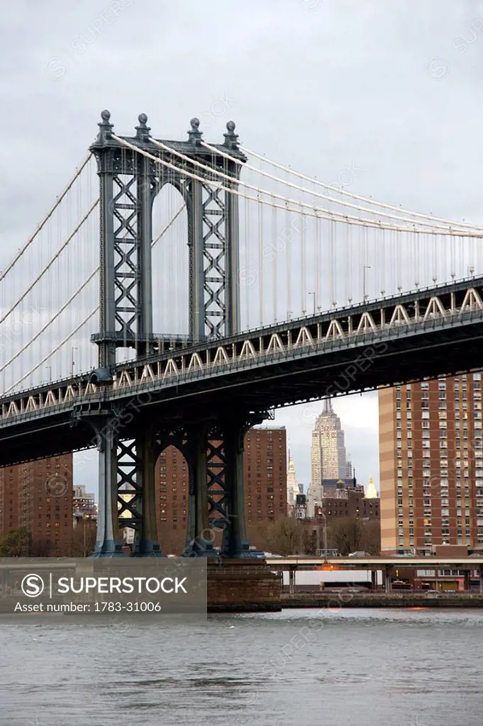 The Manhattan Bridge, New York City, New York, USA