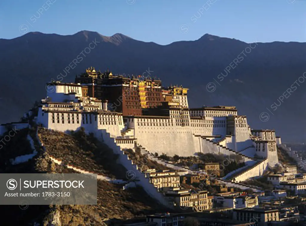 The Potala Palace at dawn, Lhasa, Tibet.