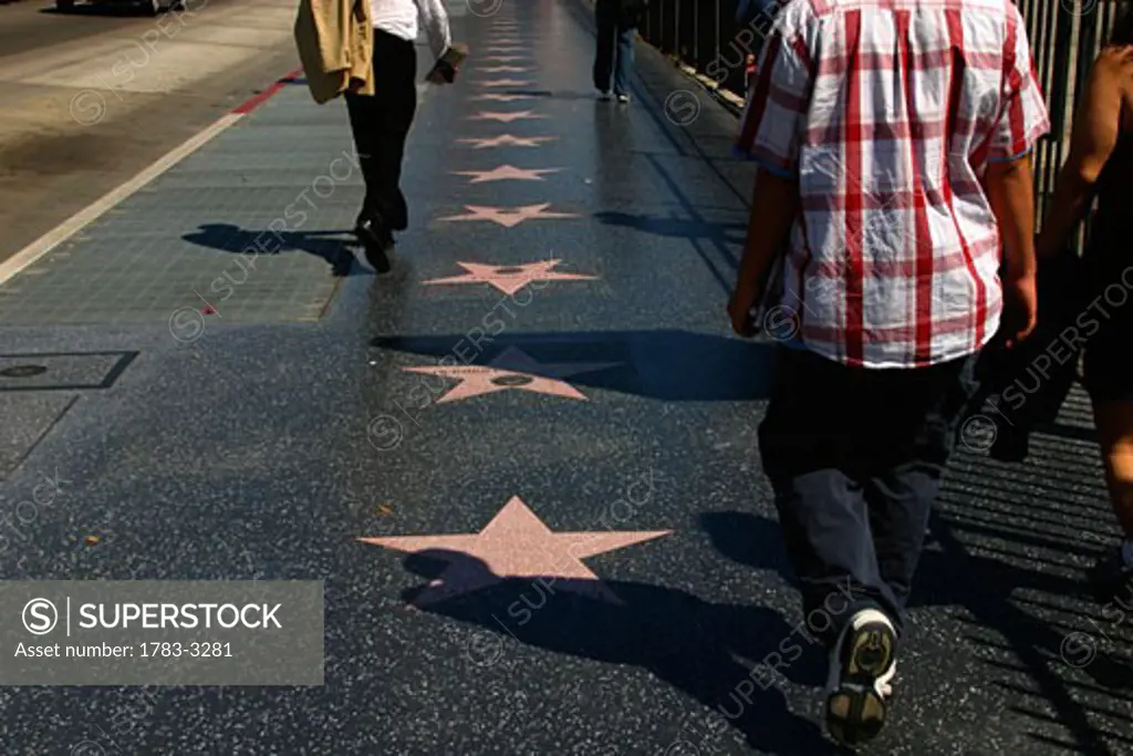 Stars, Hollywood Boulevard, Los Angeles, California,USA.