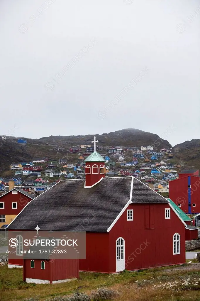 Denmark, Greenland, Rural scenery; Qaqortoq (Julianehab)