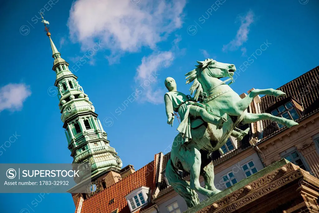 Denmark, Bishop Absalon Statue; Copenhagen