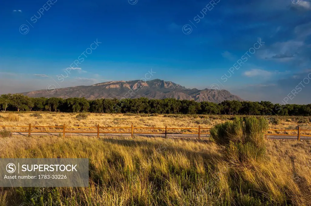 Sandia Mountains Near Santa Fe And Albuquerque, New Mexico, Usa