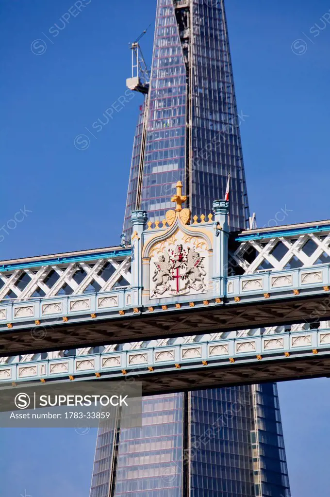 United Kingdom, Detailed View Of Tower Bridge; London