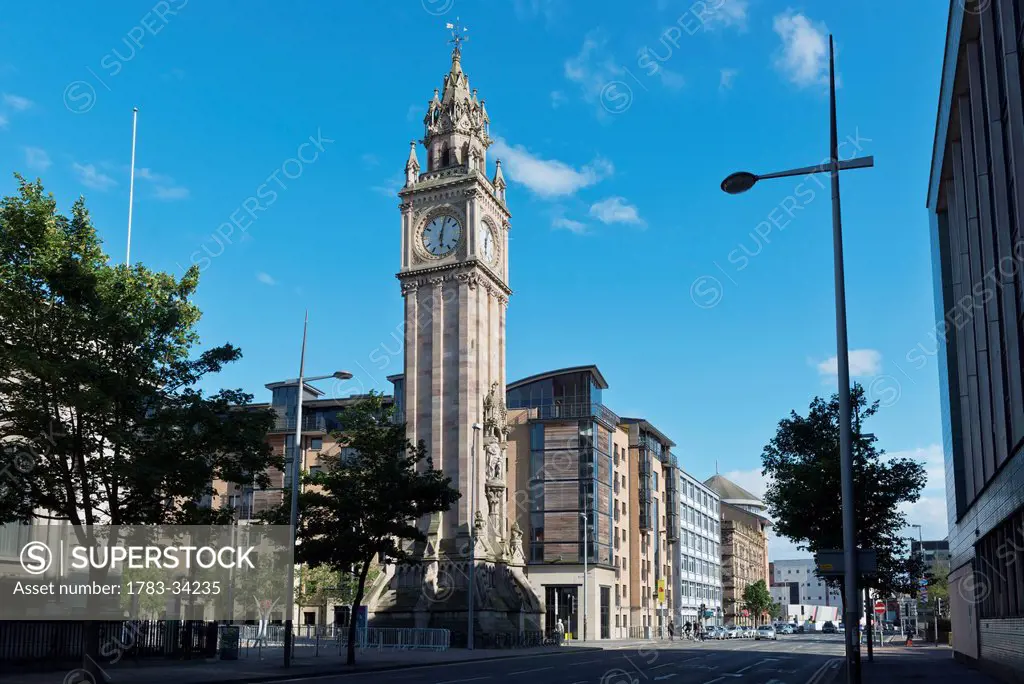 United Kingdom, Northern Ireland, Albert Clock Tower; Belfast