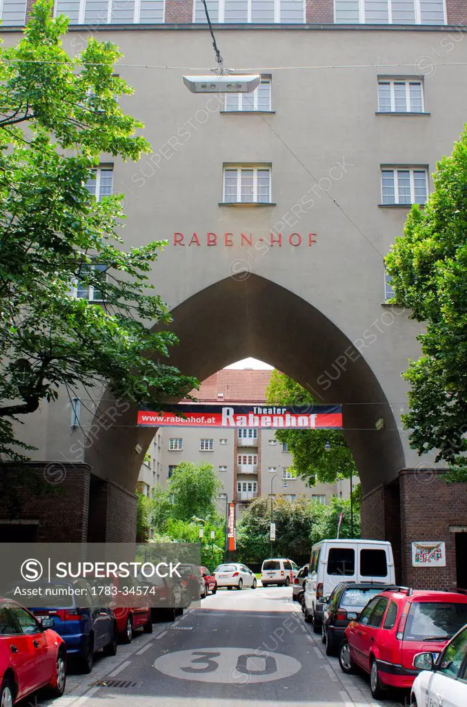 Raben Hof, Former Council Housing For Workers In 1920S, Rabengasse, Vienna, Austria