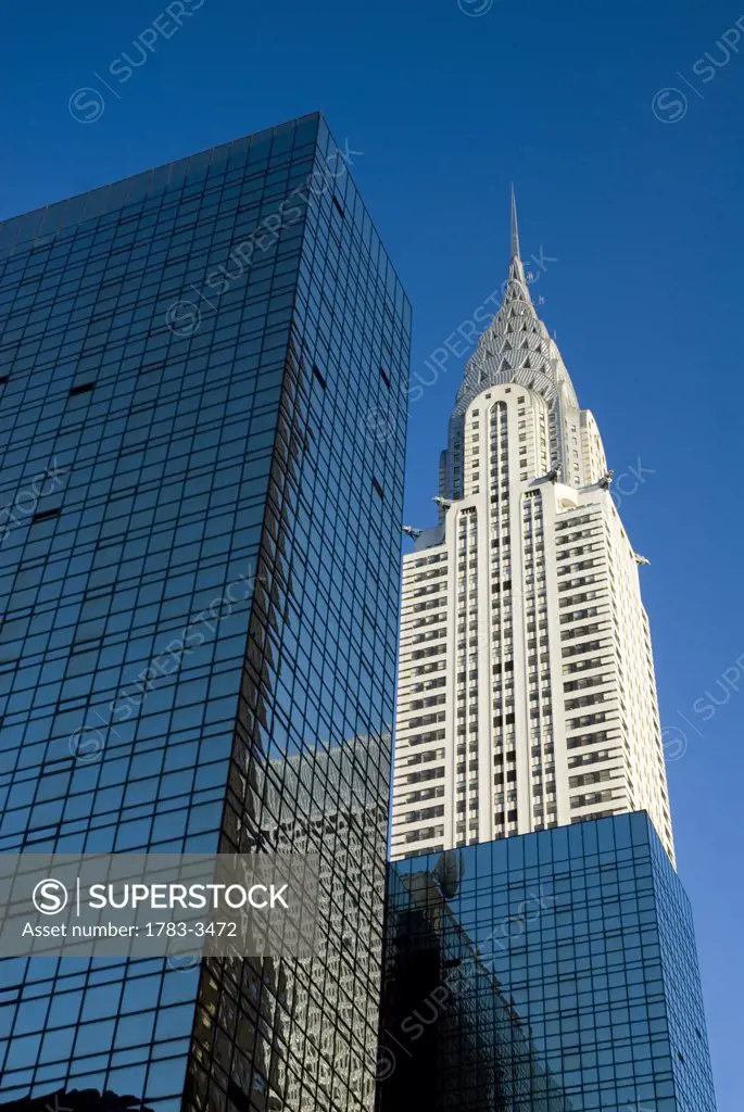 Chrysler Building and office blocks, New York, USA