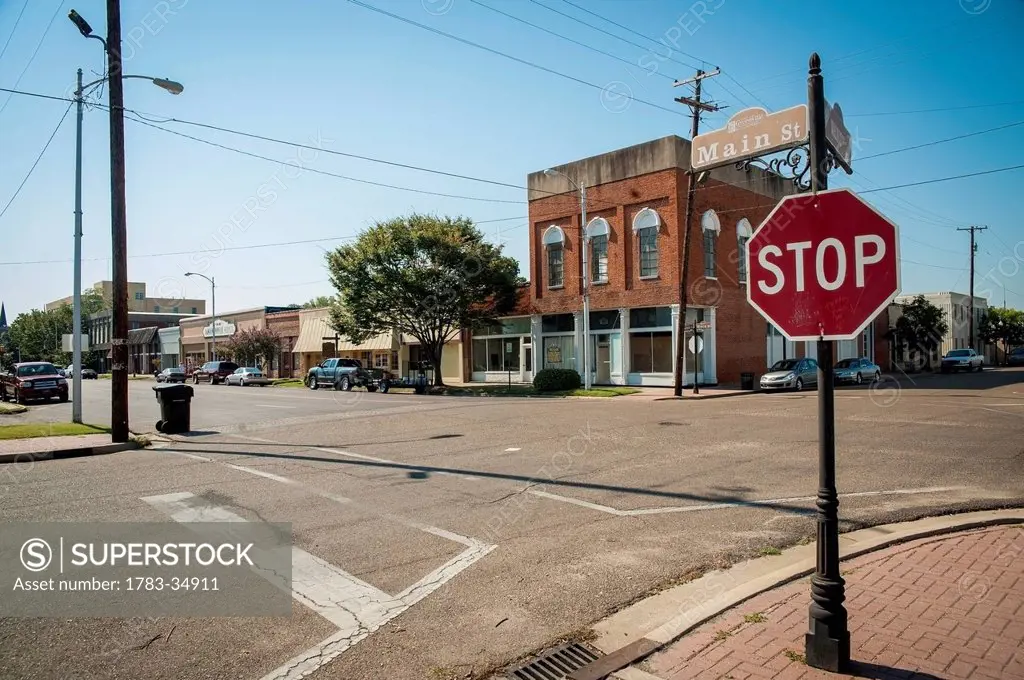 Usa, Greenville; Mississippi, Street Scene