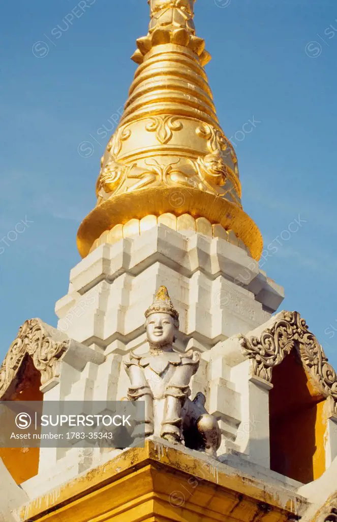 Buddha Statue At Shwedagon Paya,Yangon,Burma