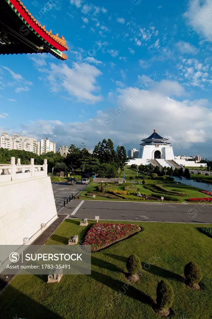 Chiang Kai-Shek Memorial Hall Arch At Taipei, Taiwan, Asia
