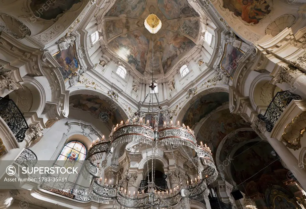 Czech Republic, Interior of Church of Saint Nicholas; Prague