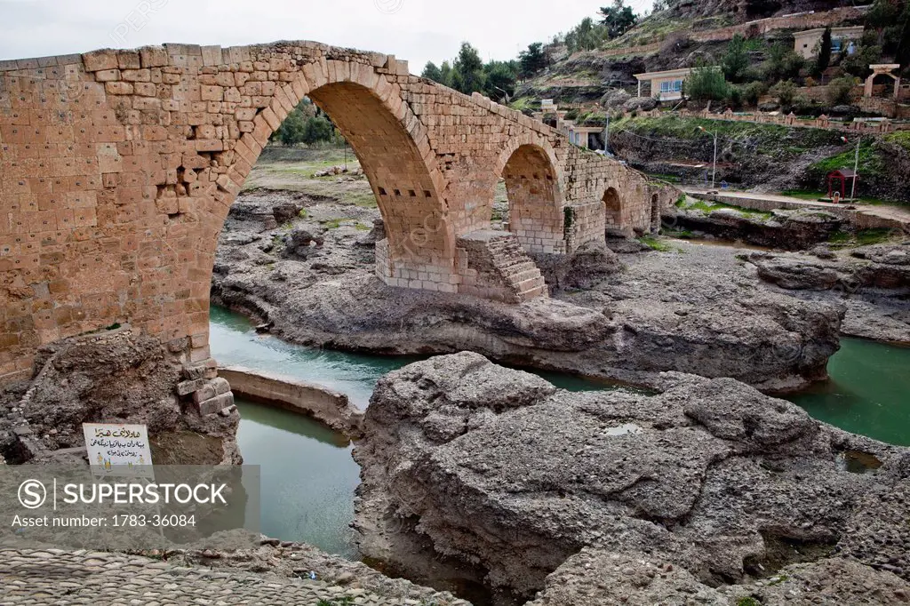 Details Of Dalal Bridge In Zakho, Iraqi Kurdistan, Iraq