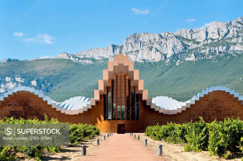 Ysios Winery Designed By Famous Spanish Architect Santiago Calatrava, Laguardia, Basque Country, Spain