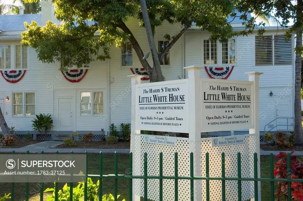 The Harry S Truman Little White House Presidential Museum; Key West, Florida Keys, USA