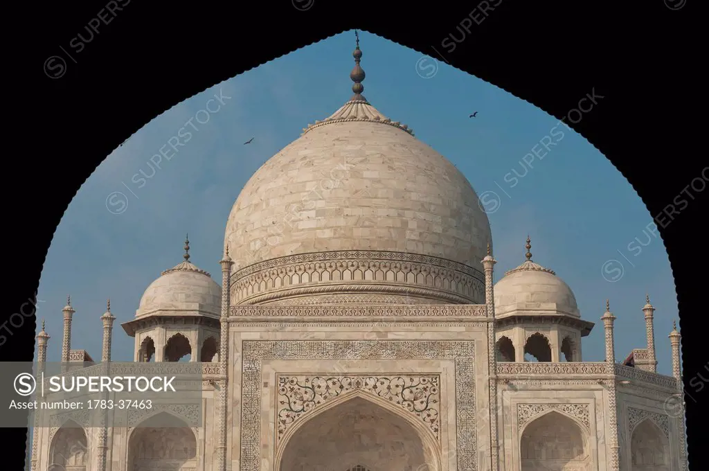 Detail of Taj Mahal; Agra, India