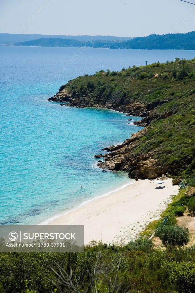 Idyllic beach; Sithonia, Halkidiki, Greece