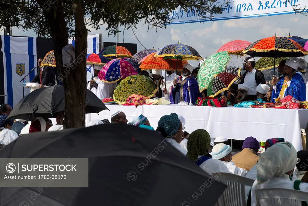 Sigd yearly celebration by Jewish Ethiopian community, on November 14, 2012; Jerusalem, Israel