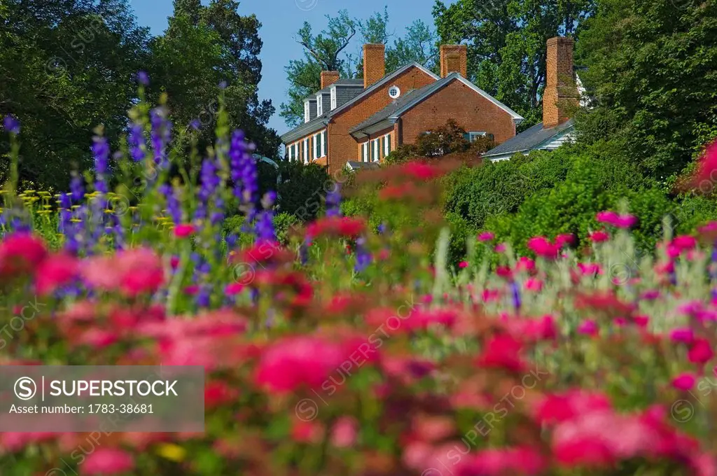Morven House and Gardens; Albemarle County Area, Charlottesville, Virginia, USA