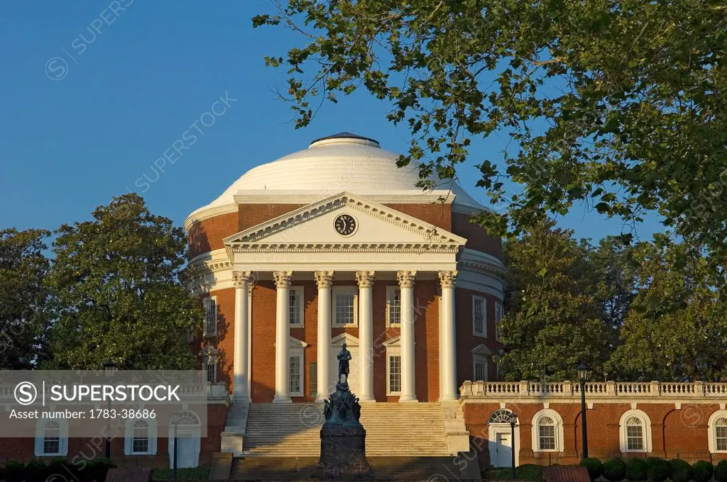Rotunda at University of Virginia; Charlottesville, Virginia, USA