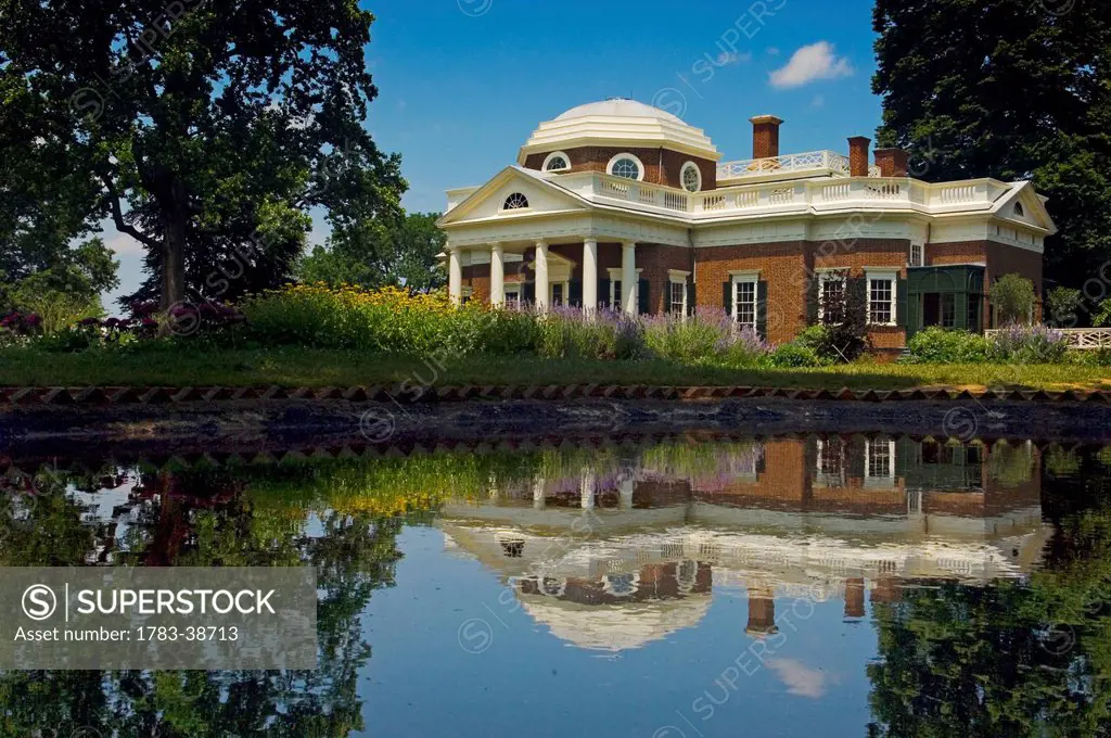 View of Monticello; Charlottesville, Virginia, USA