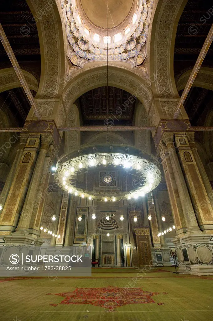 Inside Rifai Mosque; Cairo, Egypt