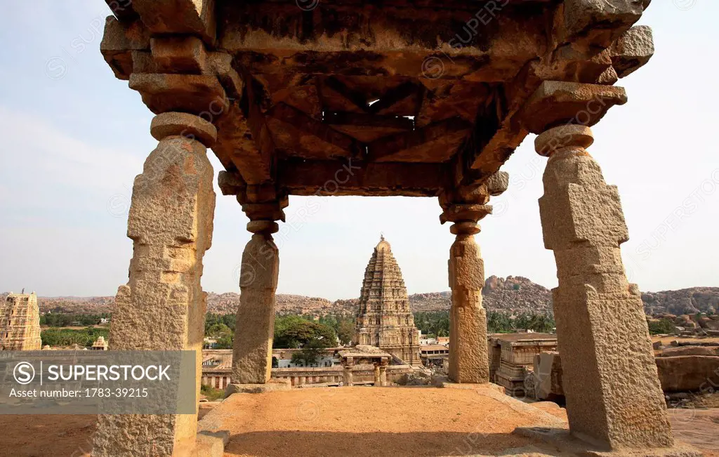 View of Lothus Mahal; Hampi, Karnataka, India
